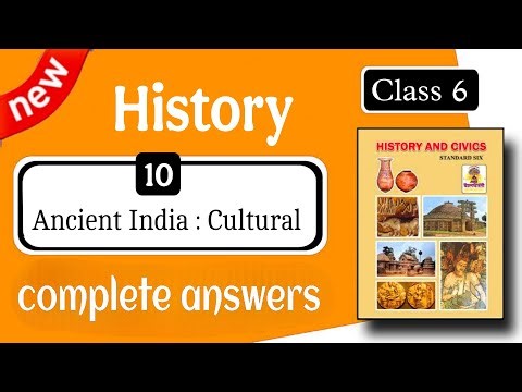class 6 history chapter 10 question answer - ancient india cultural std 6 question answer