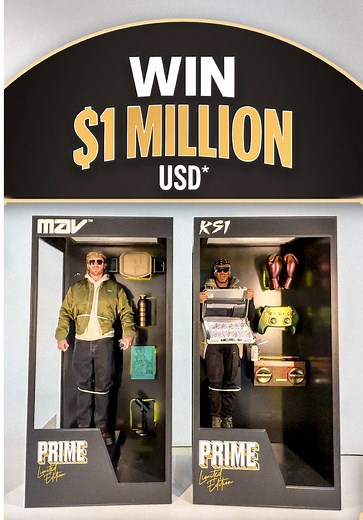 Win $1,000,000 by Collecting PRIME Bottle Caps