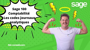 Sage 100 Comptabilité - Les codes journaux analytiques