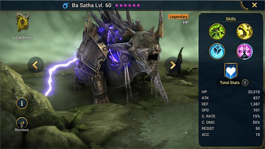 Ba Satha - HellHades - Raid Shadow Legends