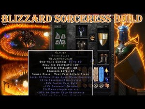 [MOD] Blizzard Sorceress with Glacier New Runeword– Ultimate Cold Build in D2R