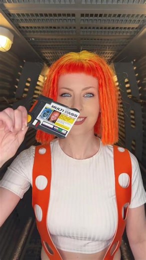 Leeloo is best girl 🧡 #cosplay #fyp #scifi #thefifthelement #leeloo