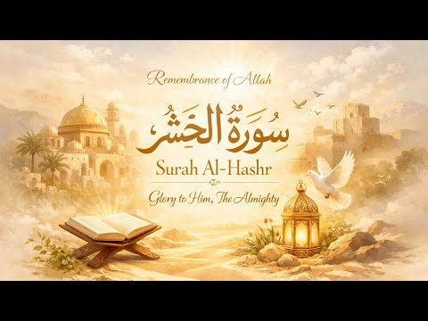 Surah Al-Hashr | Full Arabic with Urdu & English Translation Beautiful Quran Recitation