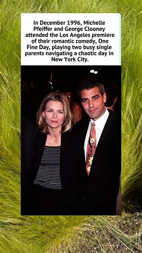 Michelle Pfeiffer & George Clooney: One Fine Day Premiere (1996) 🎬