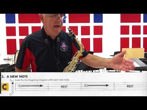 Alto Sax Video Lesson 1