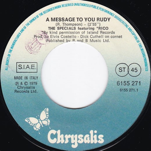 The Specials - A Message To You Rudy / Nite Klub