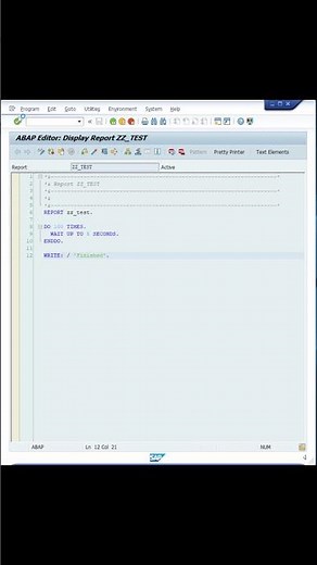Stop a long running SAP Transaction #shorts #sap #tips