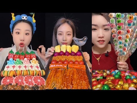 Epic Color Jelly & Chocolate Crunch 🍫🌈🍮 | ASMR Eating Sounds You’ll Love to Replay