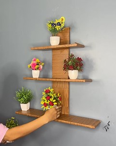 Unique Wall shelve cardboard craft idea #shelve #crafts #fun | Deep's CRAFT