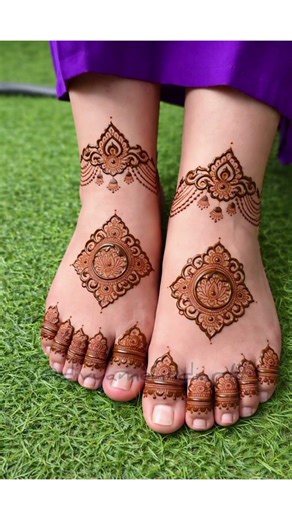 💗Simple Feet Henna Designs💗#mehndiart #henna #shorts #viral #shortsvideo #viralvideo#trending #fyp