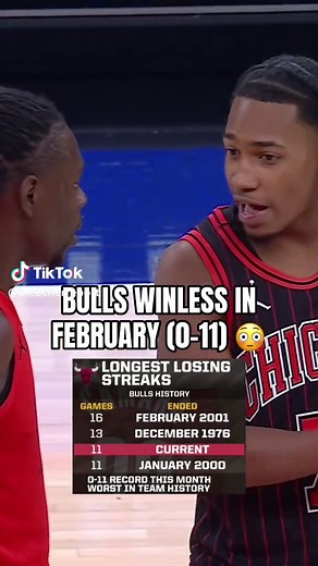 Bulls Endure Historic Winless Month in February