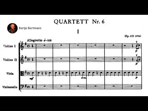 Dmitri Shostakovich - String Quartet No. 6, Op. 101 (1956)
