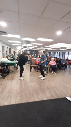 Today we had the amazing Lance Dobinson ( Elvis) come to perform! Great turn out!! | Blue Mountain Manor