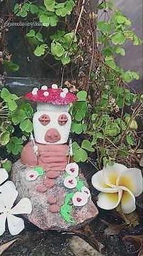 How to make Fairy House with clay