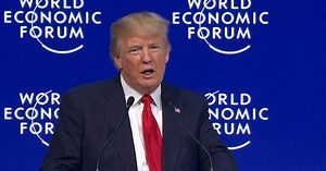 Trump defends "America First" in Davos keynote speech