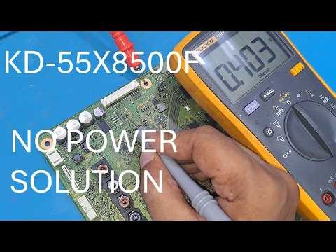 Sony KD-55X8500F No Indicator Light Problem | Android TV Dead Board Repair
