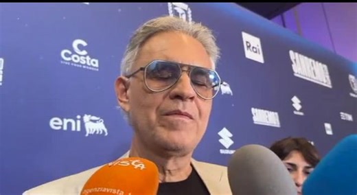 Bocelli: palco Sanremo importante, non fatevi cambiare dal successo