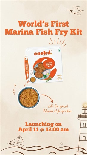 130K views · 2.5K reactions | We used 50% fiction to tell a 100% real story about the Marina Fish Fry Kit!✨ Worlds First Kit that brings Marina to your home❤️ Launching on April 11, 2025 Register now! Link in bio | Cookd | Facebook