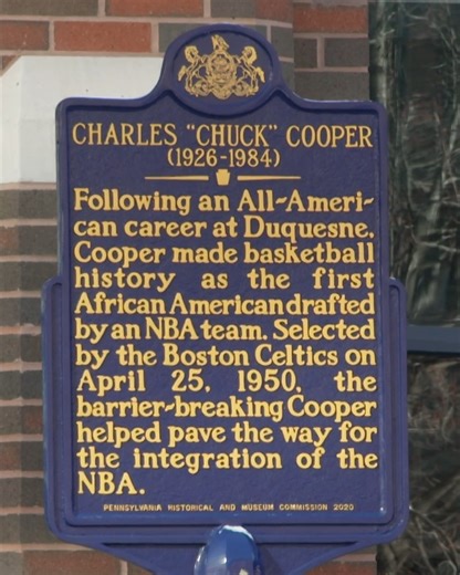 "Chuck Cooper not only made an indelible mark on the NBA, but the legacies he left behind are just as large." Jaylen Brown and Chuck Cooper III reflect on the legacy of NBA Pioneer Chuck Cooper, the first Black player selected in the NBA Draft. #NBAPioneers75 | NBA