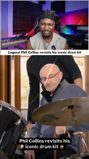 Phil Collins Revisits His Iconic Drum Kit