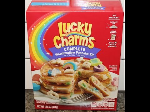 Lucky Charms Complete Marshmallow Pancake Kit Review