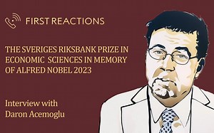 First reactions | Daron Acemoglu | Telephone interview