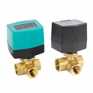 [Hot Item] Winvall 3 Wires Electric Ball Valve DN25 3 Way Motorized Brass Valve for Heating System