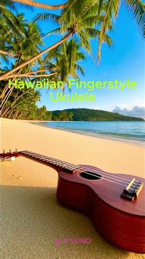 Hawaiian Fingerstyle Ukulele | AI-SUNO Music Short