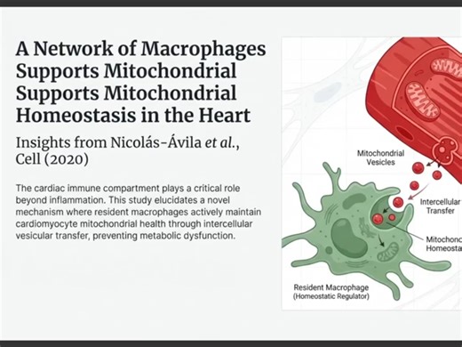 A Network of Macrophages Supports Mitochondrial Homeostasis in the Heart--夏瑞冰