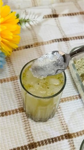 “The Best Cooling Drink for Summer Heat | Easy Saunf Sharbat Recipe”🍸