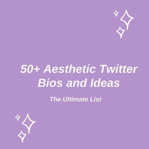 50  Aesthetic Twitter Bios and Inspiration: The Ultimate List