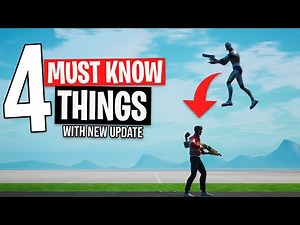 4 MUST KNOW Tips & Tricks w/NEW Update in Fortnite Creative