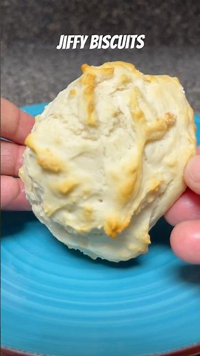 Biscuits ~ ONLY 2 ingredients (Jiffy Mix & Water) “Made in a Jiffy”