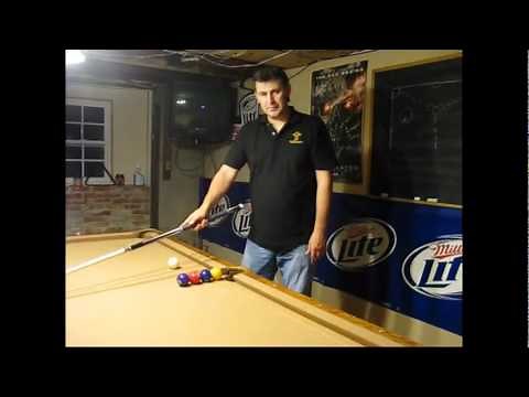 Billiard Trick Shot Tutorial #1: Four Ball Four Pockets (Chris Dryden)