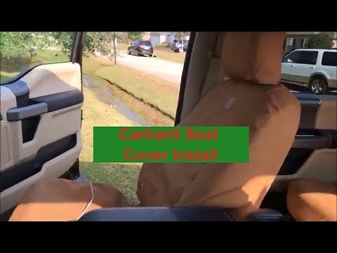 Covercraft Carhartt Seat Covers Install - 2018 Ford F150