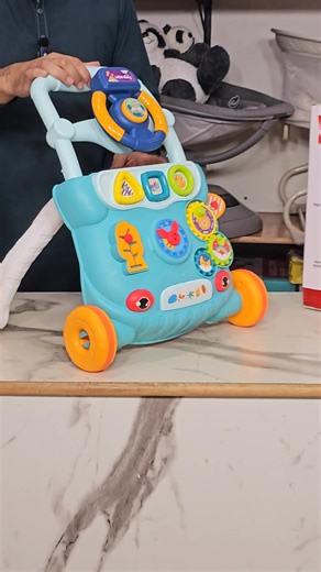 🚗👶 Music Walker Car — walk, play & learn! 12M babies ke liye safe design, music ke sath intelligence development ✨ Order now 👉 www.bachatoys.com WhatsApp: 03002871871 #BachaToys #MusicWalker #BabyWalkerCar #EarlyLearning #SafeFun