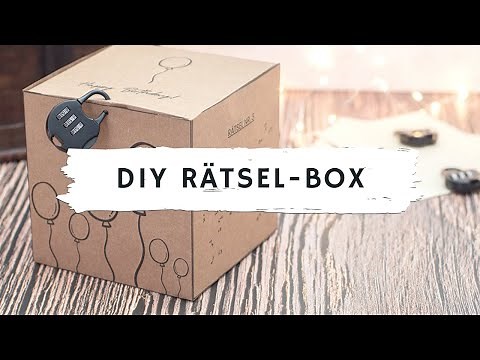 Geschenk als Rätsel verpacken - kreative Rätsel-Box von Lieblingsgeschenk