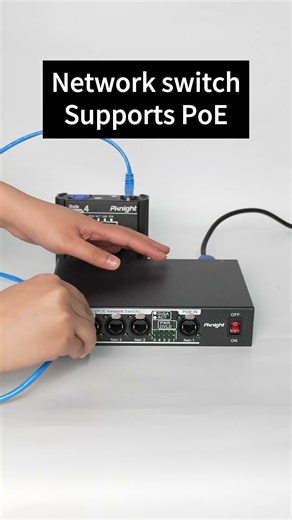 Pknight Network switch Supports PoE
