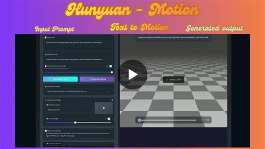 🚀 Hi folks, I recently explored HY-Motion 1.0, a text-to-3D human motion generation model built using Diffusion Transformers (DiT). 🧩 Simple architecture overview 👉 User gives a text prompt… | Venkatkumar R