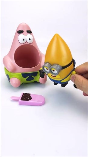Minions, Patrick Unboxing with Toys ASMR Funny Videos #minions