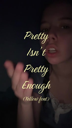#prettyisntpretty | yellow font