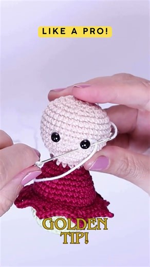 How to Embroider Amigurumi Eyes Without Mistakes