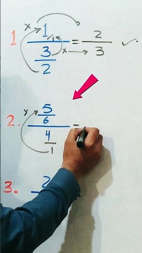 Dividing Fractions Step-by-Step #maths #math #tutorial