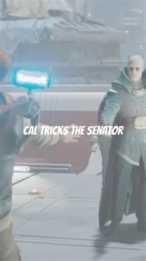 Cal tricks the senator #jburkie07 #viral #fyp #starwarsjedisurvivor