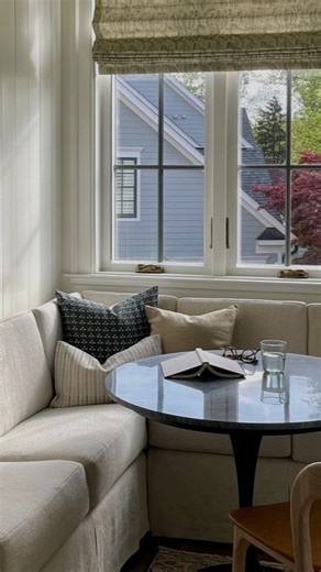 W Design Collective on Instagram: "We had a little extra room on the plans to create this small library nook in our Rockingham Tudor project and it ended up being one of our favorite spaces in the home. ⠀⠀⠀⠀⠀⠀⠀⠀⠀ Design: @mariannembrown @georgiabarnesinteriors @camvisserdesign​​​​​​​​ Builder @brusharborhomes​​​​​​​​ Architect @purplecherryarchitects​​​​​​​​ Photography @jennverrierphoto"