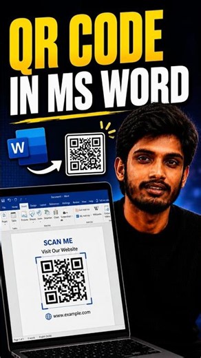 👨‍💻Generate QR Code In MS Word in Seconds.Microsoft #msword #tips #tricks
