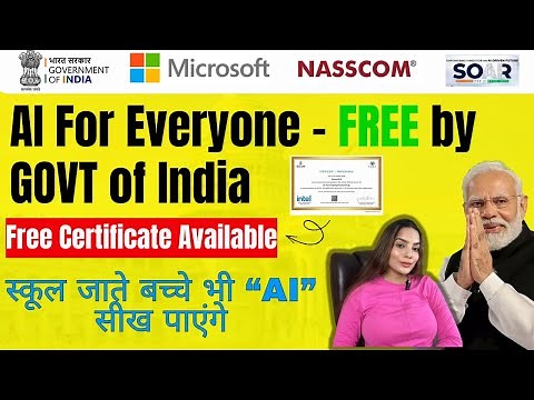 AI Free For Everyone by Government of India | SOAR - Skilling Program for Students with Certificate