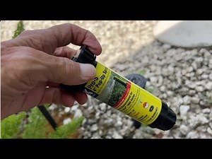 How to fix a 4 " Pop up RainBird 1800 Series sprinkler head