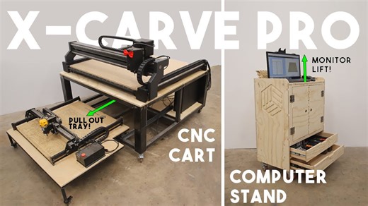 Creating a computer cabinet for X-Carve Pro