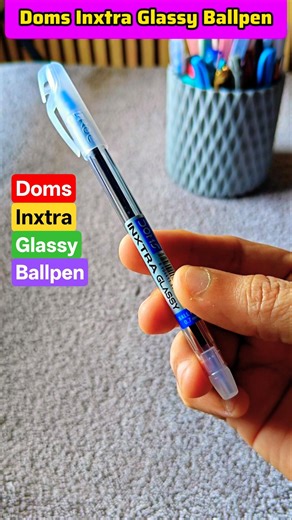 Doms Inxtra Glassy Ballpen Review 🖊️ Doms Transparent Pen